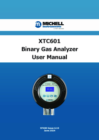Thumbnail of document Manual - XTC601-EX-HCG Binary Gas analyzer